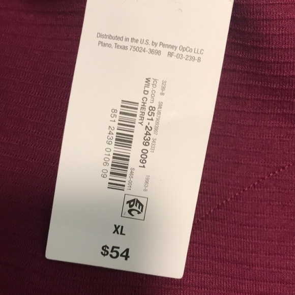 NEW Liz Claiborne Short Sleeve Tee Shirt Dress. XL - Picture 10 of 11